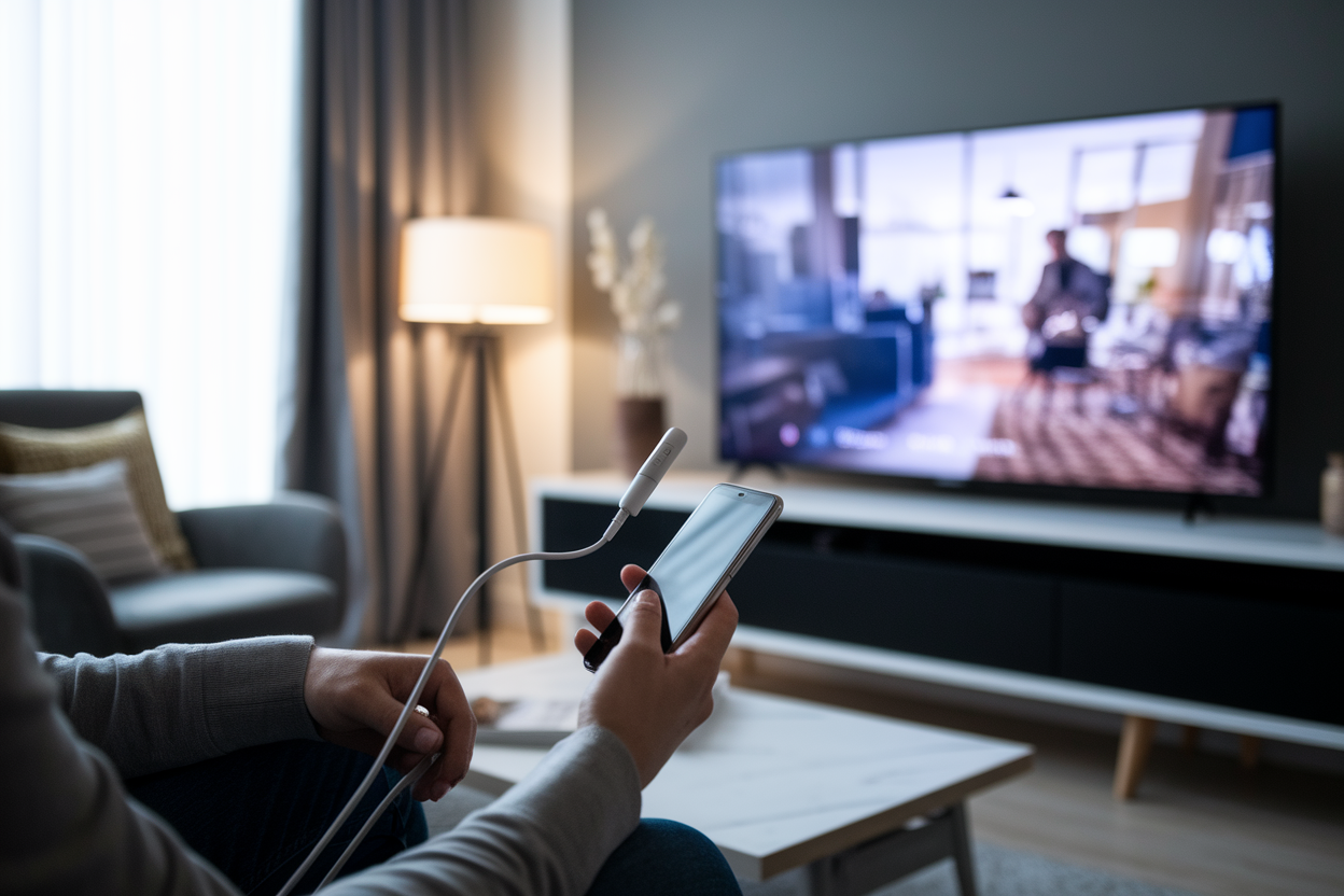 personne-salon-moderne-tv-smartphone