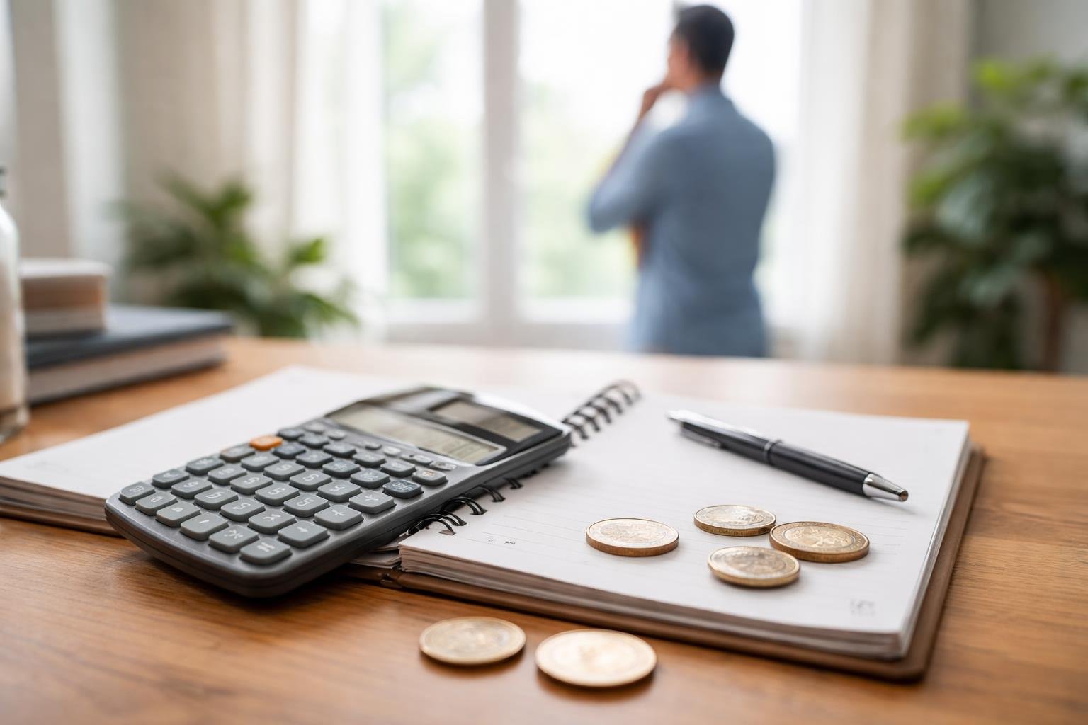 calculatrice-cahier-table-pieces-monnie