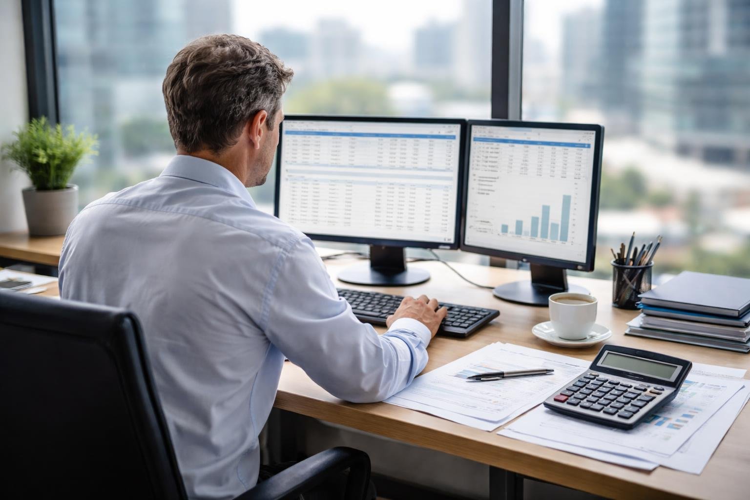 bureau-moderne-comptable-ordinateur-documents